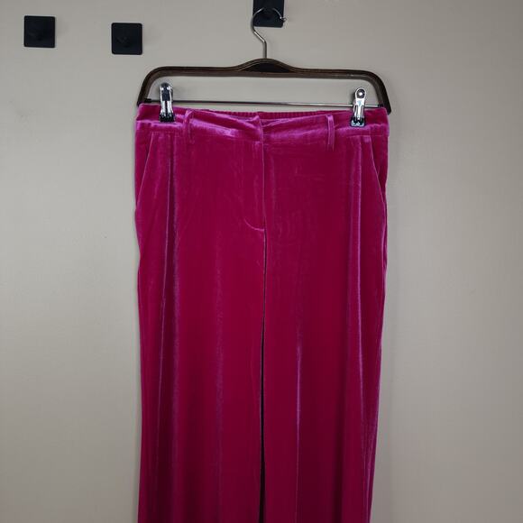 Six/Fifty Adeline Velour Raspberry Pant Women’s Size M - Picture 3 of 10